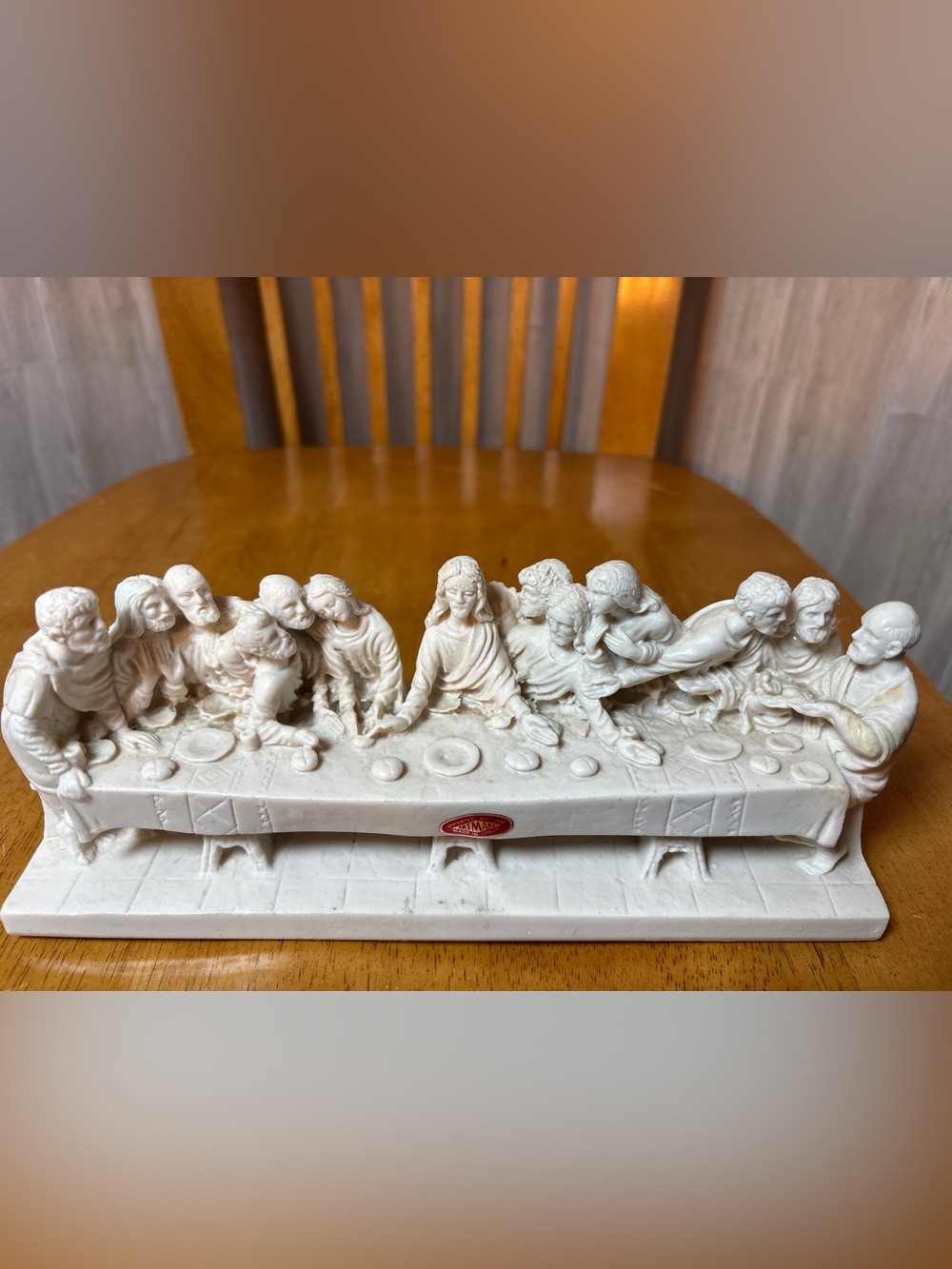 Vintage Artmark Made in Italy Last Supper Figurine Sculpture – Religious Décor - Picture 2 of 8